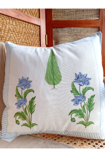 Cushion Cover - Bluebell Grove